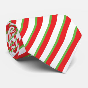 Lignes diagonales de Noël cravate motif