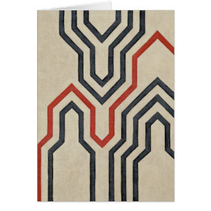 Lignes graphiques orange et bleu