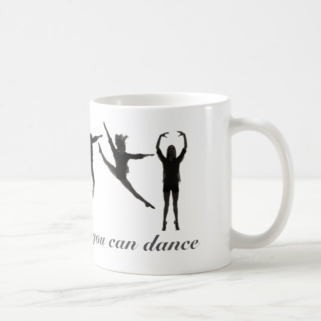 Lignes inspirées de tasse de café de danse belles (Droite)