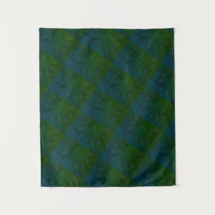 LIGNES Mandala MODERNES - Tapisserie BLEU-VERT