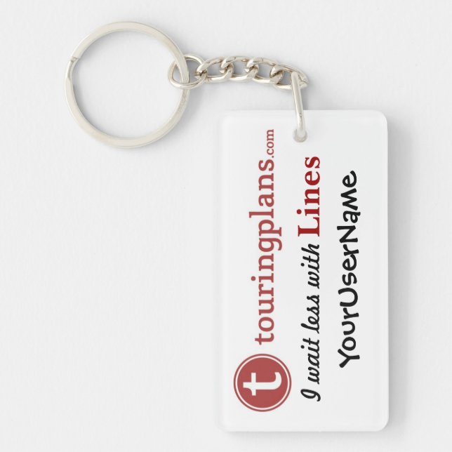 Lignes porte - clé (blanc) (Devant)