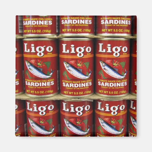 Ligo Sardine Can Magnet (Vorne)