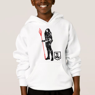 Ligue de Justice   Aquaman Pose Noir Pop Art