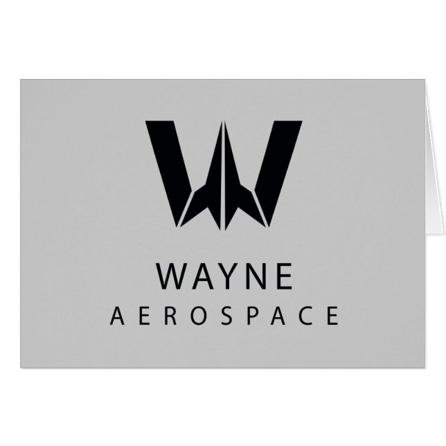 Ligue de Justice | Logo Wayne Aerospace (Devant horizontal)
