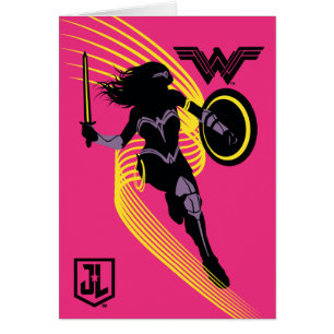 Ligue de Justice   Wonder Woman Icon Silhouette