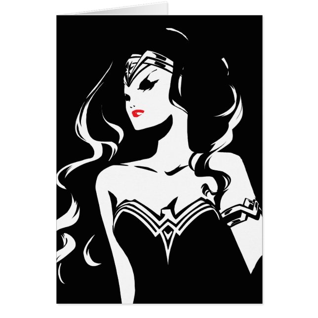 Ligue de Justice | Wonder Woman Noir Pop Art (Devant)