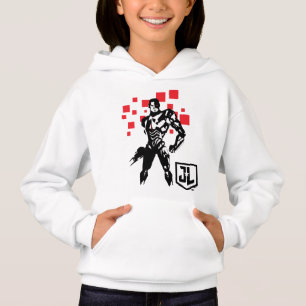 Ligue de la justice Cyborg Digital Noir Pop Art