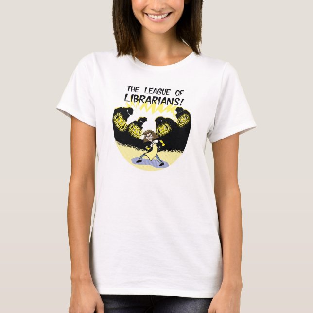 Ligue de T-shirt de bibliothécaires (Devant)
