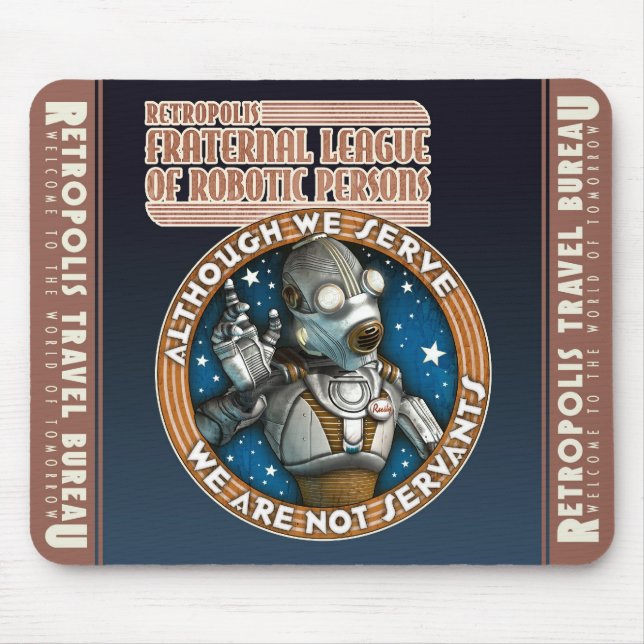 Ligue de tapis de souris robotique de personnes (Devant)