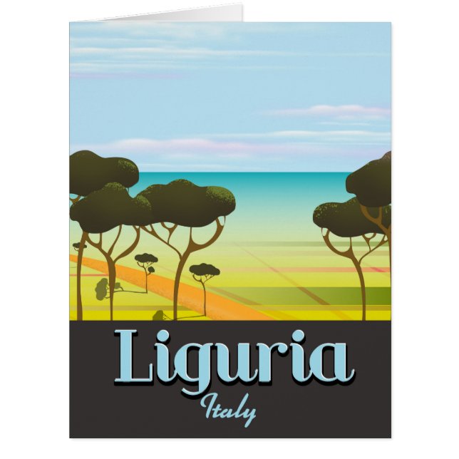 Liguria Italytravel poster (Vorderseite)