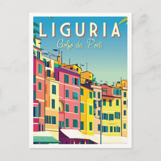 Ligurien Italien Kunstwerke Kunstausstellung Postkarte (Vorderseite)