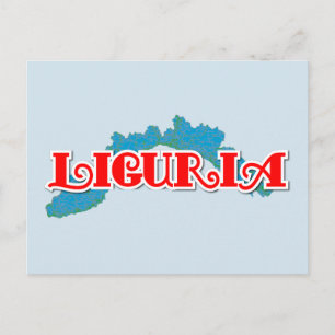 Ligurien Postkarte