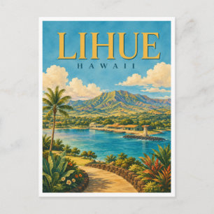 Lihue Hawaii Nawiliwili Hafen GeoSaga Postkarte