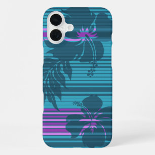 Lihue Hibiscus Stripe Hawaiian iPhone Hülle
