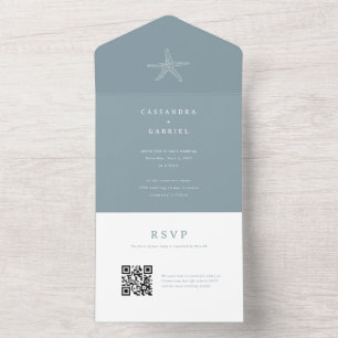 Lihue Wedding Einladung mit QR Code UAWG