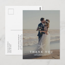 Lihue Wedding Foto Vielen Dank Postcard Postkarte