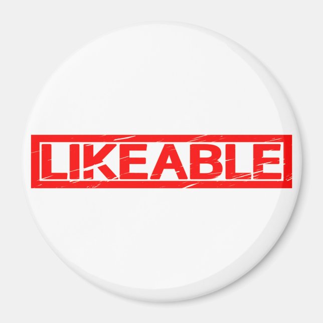 Likable Briefmarke Magnet (Vorne)