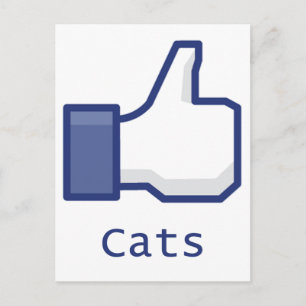 Like Cats Postkarte
