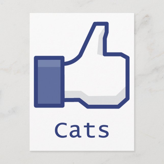 Like Cats Postkarte (Vorderseite)