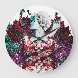 Like Flowering Flowers Große Wanduhr