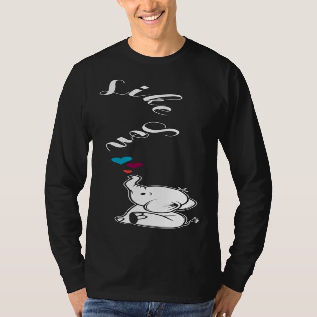 Like son Loving Father T-Shirt (Vorderseite)