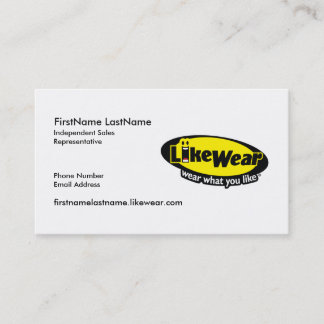 LikeWear Visitenkarten Visitenkarte