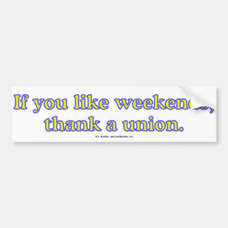 LikeWeekends Autoaufkleber
