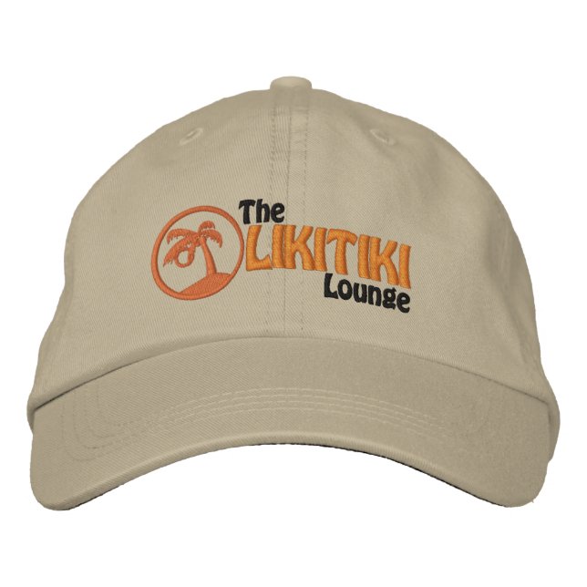 Liki Tiki Lounge Baseball Cap Bestickte Kappe (Vorderseite)