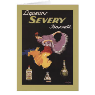 Likör Severy Hasselt Werbeplakat