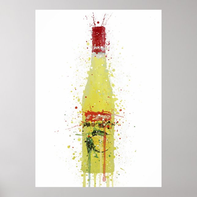 Likörflaschen-Wandkunst-Druck 'Citrus'  Poster (Vorne)