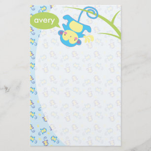 Lil Affe-personalisiertes Briefpapier