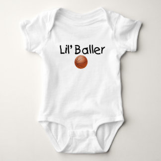 Lil Baller Basketball Baby Strampler