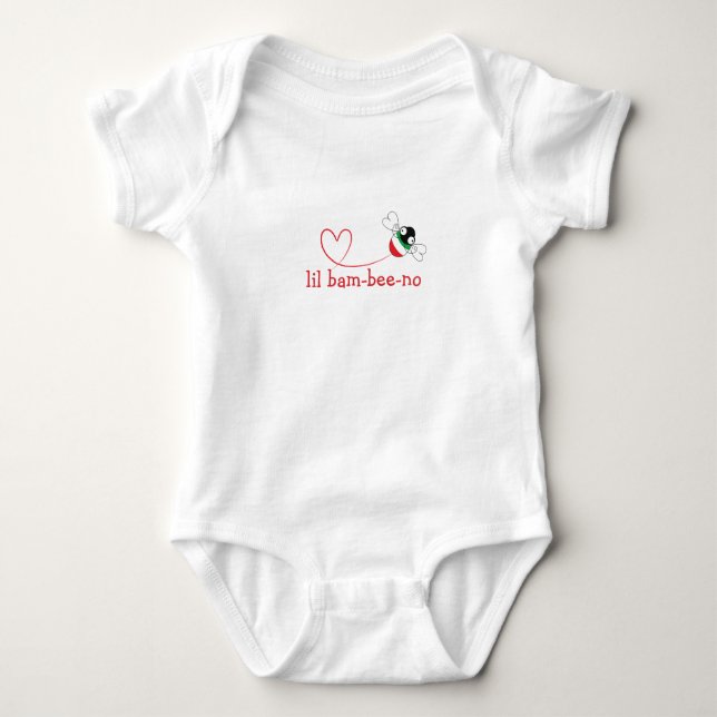 Lil Bam-bee-no Baby Bodysuit  Baby Strampler (Vorderseite)