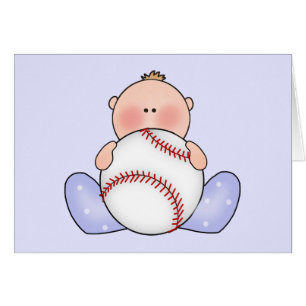 Lil Baseball Baby Boy Carte Vierge