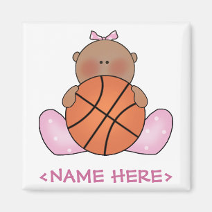 Lil Basketball-Baby - ethnisch Magnet