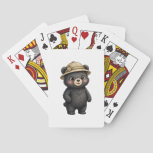 Lil' Bayou Explorers Schwarz Bär Spielkarten
