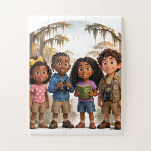 Lil' Bayou Explorers Team 30-teiliges Kinderpuzzle