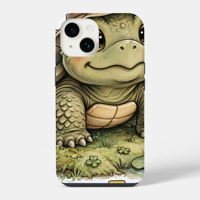 Lil' Bayou Explorers Turtle iPhone 14 Hülle (Rückseite)