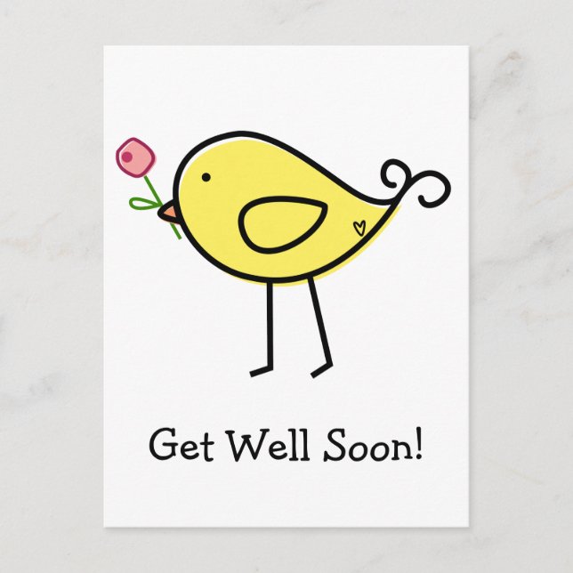 Lil' Birdie Postkarte (Vorderseite)