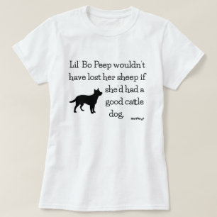Lil BO lugen und Vieh-Hunde - HerdNerd T-Shirt