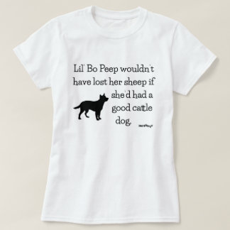 Lil BO lugen und Vieh-Hunde - HerdNerd T-Shirt