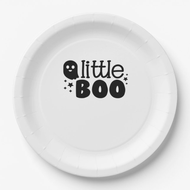 Lil Boo Halloween 2025 Pappteller (Vorderseite)
