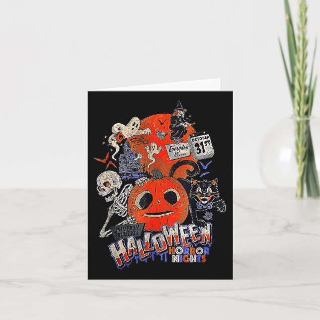 Lil Boo Halloween Horror jeden 3. Oktober Karte (Vorderseite)