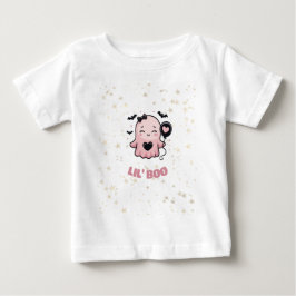 LIL' BOO T-Shirt fantôme rose mignon avec ballon