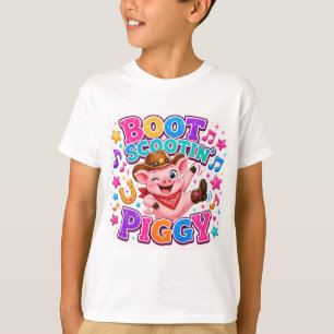 Lil' Boot Scootin' Piggy T-Shirt