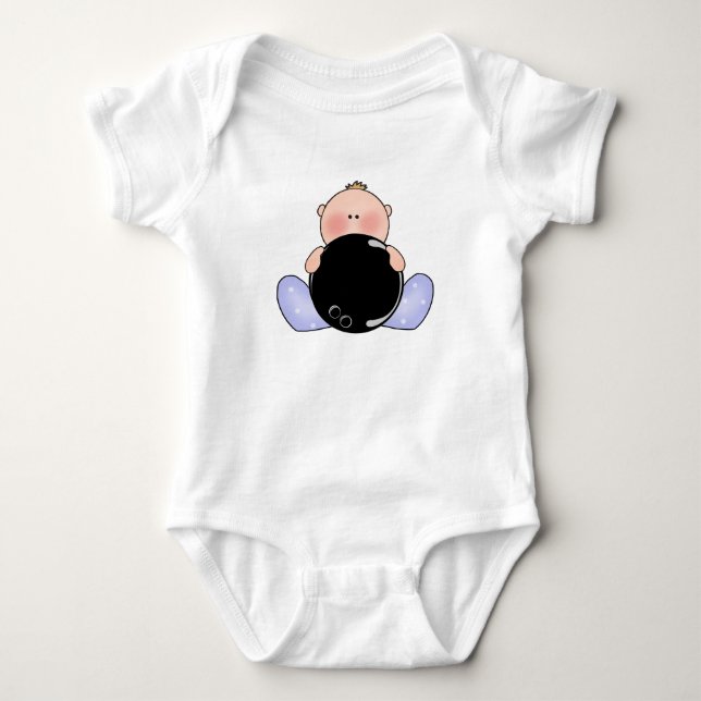 Lil Bowling Baby Boy Strampler (Vorderseite)