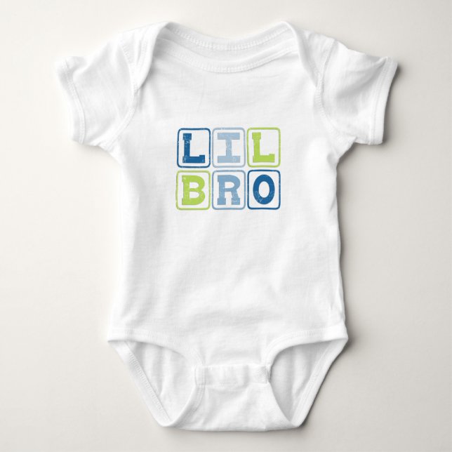LIL BRO KONTUR BLOCKS BABY STRAMPLER (Vorderseite)
