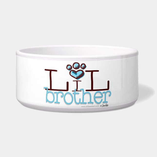 Lil Brother Paw Print Napf (Vorderseite)