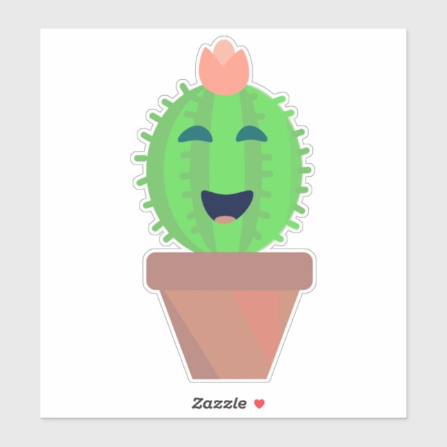Lil Cactus Niedlich Cartoon Cacti Art Aufkleber (Blatt)