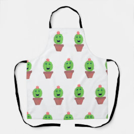 Lil Cactus Niedlich Cartoon Sukkulent Fun Art Schürze